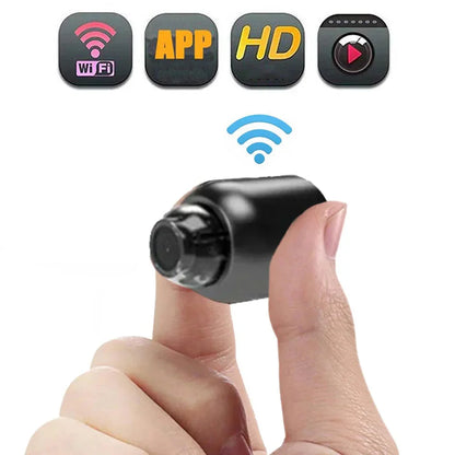 720P HD X5 Mini Wifi Camera Included Sound Detector for Home Office 120 Degrees Micro Baby Monitor
