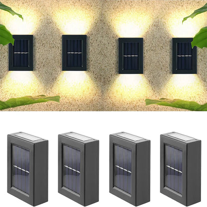 Solar LED Spotlights voor Buiten – IP65 Waterdicht – Tuinverlichting 