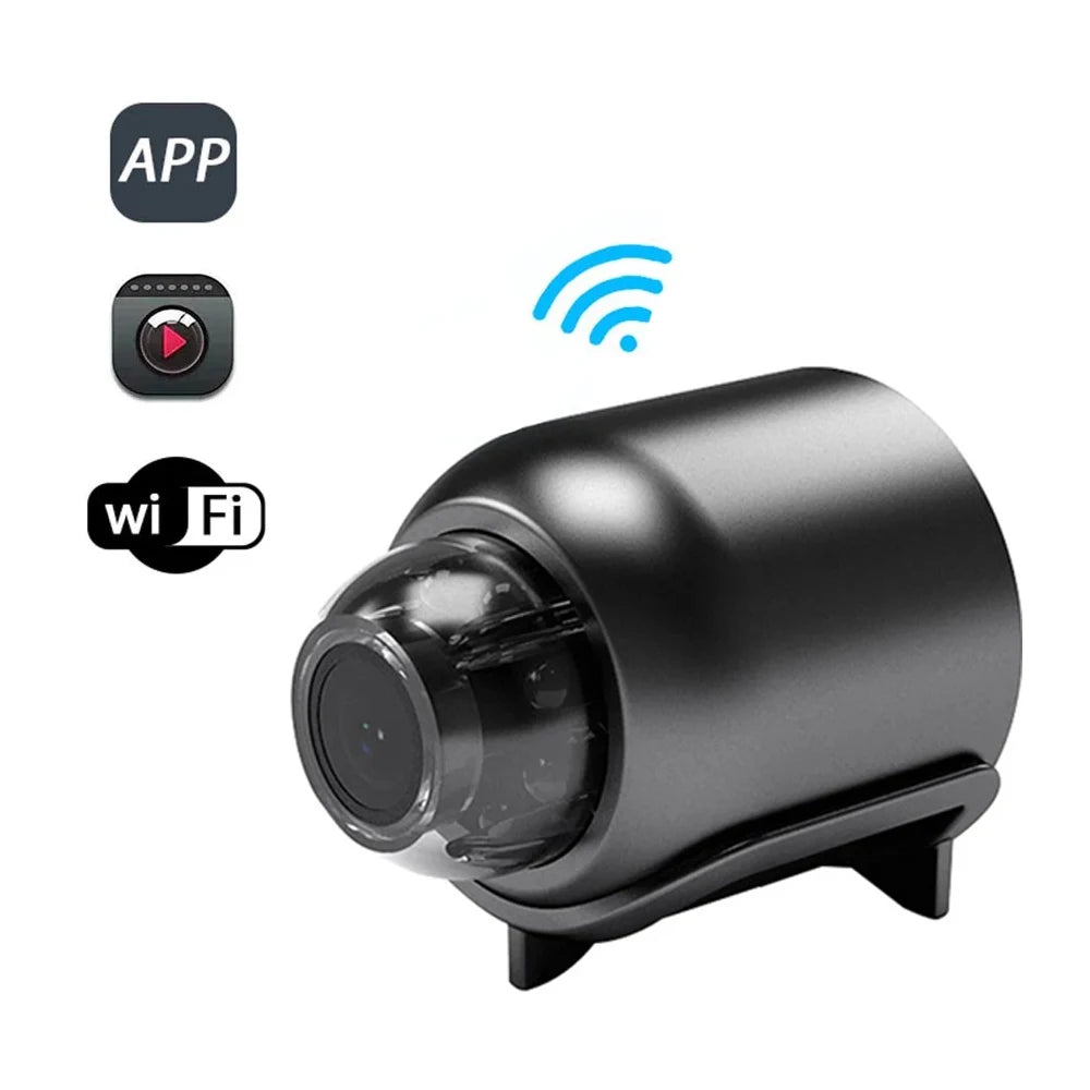 720P HD X5 Mini Wifi Camera Included Sound Detector for Home Office 120 Degrees Micro Baby Monitor